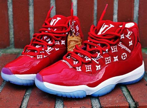 jordan 11 supreme louis vuitton